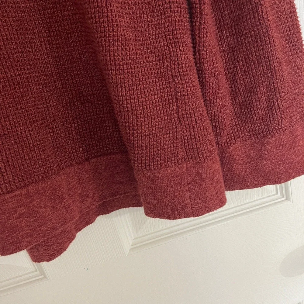 American Eagle Women's Lace-Up Sweater - Rust‎ size small